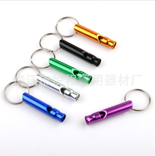 Outdoor Aluminium Alloy Whistle Self-Defence for Women Night Walking Self-Rescue Camping